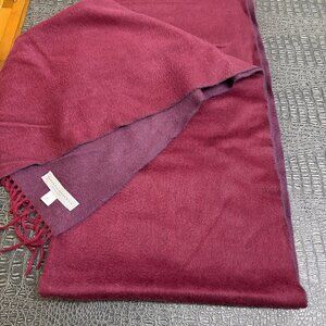 Carolina Herrera Maroon Scarf